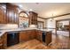 Kitchen boasts granite counters and stainless steel appliances at 3467 Rock Bridge Dr, Conover, NC 28613