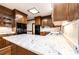 Spacious kitchen with granite island and stainless steel appliances at 3467 Rock Bridge Dr, Conover, NC 28613