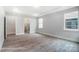 Primary bedroom with access to bathroom and outside view at 4003 Grace Pointe Dr # 99, Wesley Chapel, NC 28079