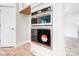 Built-in wall oven and microwave in a modern kitchen at 4003 Grace Pointe Dr # 99, Wesley Chapel, NC 28079