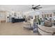 Open concept living space with kitchen and dining area at 8260 Blades Trl, Denver, NC 28037