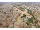 Aerial view of property showing house, large lot, and surrounding neighborhood at 9330 Bellhaven Blvd, Charlotte, NC 28214