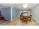 Basement dining area with table and chairs near kitchen at 9330 Bellhaven Blvd, Charlotte, NC 28214