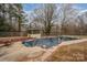 Inground pool with covered enclosure and gazebo at 9330 Bellhaven Blvd, Charlotte, NC 28214