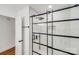 Bathroom with marble shower and glass enclosure at 111 Oakmont Rd, Stanley, NC 28164