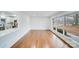 Light-filled dining room, hardwood floors, kitchen access at 111 Oakmont Rd, Stanley, NC 28164