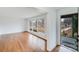 Living room with hardwood floors and backyard view at 111 Oakmont Rd, Stanley, NC 28164