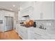 Modern kitchen with stainless steel appliances and white cabinetry at 114 38Th Nw Ave, Hickory, NC 28601