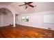 Large living room with hardwood floors and vaulted ceilings at 120 Pinewood Ln, Rock Hill, SC 29730