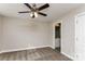 Spacious bedroom with carpet flooring and ceiling fan at 571 Westside Cir, China Grove, NC 28023