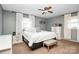 Main bedroom with neutral walls, carpeted floors, and ample natural light at 6520 Weldon Nw Cir, Concord, NC 28027