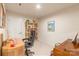 Home office featuring a wooden desk and comfortable chair at 7025 Old Evergreen Pkwy, Indian Trail, NC 28079