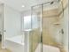 Bathroom with soaking tub and walk-in shower at 1000 Lily Pond Cir, Waxhaw, NC 28173