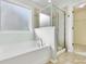 Bathroom boasts a shower and a separate tub at 1000 Lily Pond Cir, Waxhaw, NC 28173