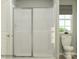 Clean bathroom with a spacious shower stall at 1078 Old Trade St, Edgemoor, SC 29712