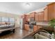 Well-lit kitchen featuring stainless steel appliances, granite countertops, and a dining area at 1219 Century Dr, Clover, SC 29710