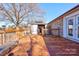 Wooden deck with a wooden gazebo, accessible via the french doors from within the house at 1304 Cambridge Dr, Shelby, NC 28152