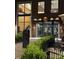 A brick restaurant exterior shows an open, inviting exterior dining space at 15310 Ballancroft Pkwy # 20, Charlotte, NC 28277