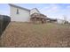 Elevated deck and fenced backyard at 1544 Farmington Hills Dr, Conover, NC 28613