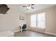 Bright bedroom with neutral walls and wood-look flooring at 1544 Farmington Hills Dr, Conover, NC 28613