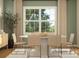 Dining room with round table and woven chairs at 1572 Croyden St, Indian Land, SC 29707