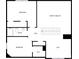 Upper floor plan with two bedrooms, a loft, and a shared bathroom at 2154 Pheasant Glen Rd, Charlotte, NC 28214