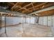 Unfinished basement offers ample storage space at 2214 Munsen Rd, Concord, NC 28025