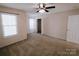 Well-lit bedroom with a large closet and neutral decor at 2240 15Th Ne Ave # 105, Hickory, NC 28601