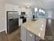 Modern kitchen with stainless steel appliances and granite countertops at 22433 Gateway Dr, Lancaster, SC 29720