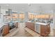 Contemporary kitchen with island and city views at 315 Arlington Ave # 2201, Charlotte, NC 28203