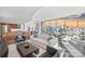 Modern living room showcasing city views and stylish furniture at 315 Arlington Ave # 2201, Charlotte, NC 28203