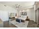 Spacious main bedroom with hardwood floors, a large mirror, and city view at 315 Arlington Ave # 2201, Charlotte, NC 28203