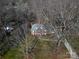 Aerial view of house and surrounding neighborhood at 3821 Silver Bell Dr, Charlotte, NC 28211