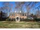 Brick house with nicely landscaped front yard at 3821 Silver Bell Dr, Charlotte, NC 28211