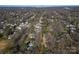 Wide aerial view of neighborhood with mature trees at 3821 Silver Bell Dr, Charlotte, NC 28211