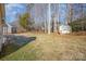 Large backyard with shed and mature trees at 409 Chinaberry Dr, China Grove, NC 28023