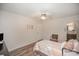 Bedroom with ceiling fan and access to bathroom at 409 Chinaberry Dr, China Grove, NC 28023