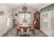 Charming dining area with wood table and built-in hutch at 409 Chinaberry Dr, China Grove, NC 28023