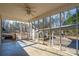 Screened porch overlooking backyard at 41943 Gurley Rd, New London, NC 28127