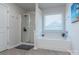 Modern bathroom featuring a soaking tub and a separate shower at 4479 Dover Ct, Denver, NC 28037