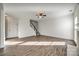 Bright living room with hardwood floors and a fireplace at 4649 Maple Crest Pl, Harrisburg, NC 28075