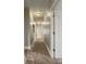 Upper hallway with carpet flooring and recessed lighting at 5124 Craftsman Ridge Dr, Matthews, NC 28104