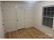 Bedroom with hardwood floors and closet at 7104 Sandy Smith Rd, Marshville, NC 28103