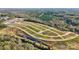 Aerial view of new home community with lots and streets at 8625 Miles Gap Rd, Indian Land, SC 29707