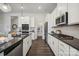 Modern kitchen featuring stainless steel appliances and ample counter space at 8627 Miles Gap Rd, Indian Land, SC 29707