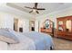 Bright bedroom with ensuite bathroom access and plenty of closet space at 9124 Longvale Ln, Charlotte, NC 28214