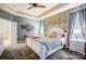 Bright bedroom with a comfortable queen-size bed and ensuite bath at 1009 Chapman St, Indian Trail, NC 28079