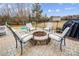 Backyard fire pit with comfortable seating at 1009 Chapman St, Indian Trail, NC 28079