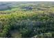 Aerial view of the expansive land covered with lush green trees and a house nestled within at 10200 Amsterdam Dr, Mount Pleasant, NC 28124