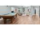 Spacious basement game room with a pool table and a full bar at 10200 Amsterdam Dr, Mount Pleasant, NC 28124